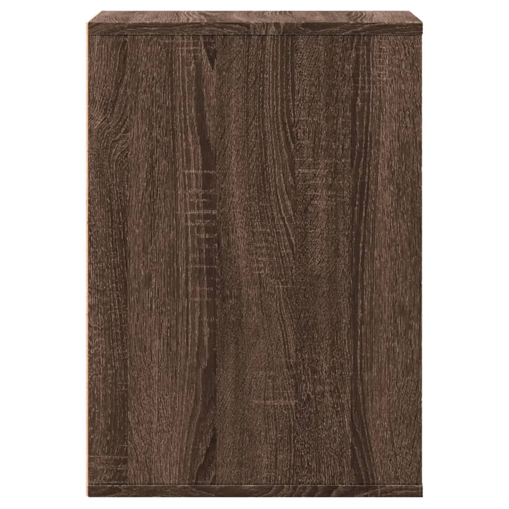 vidaXL Cajonera de esquina madera ingeniería marrón roble 40x41x58 cm