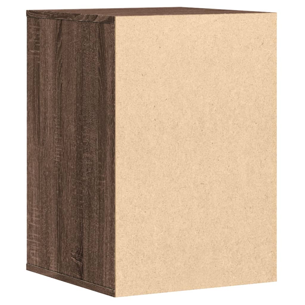 vidaXL Cajonera de esquina madera ingeniería marrón roble 40x41x58 cm