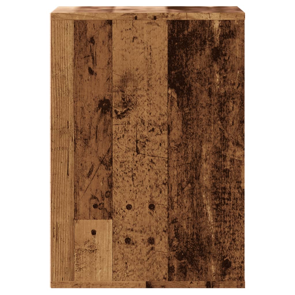 vidaXL Cajonera esquina madera ingeniería roble envejecido 40x41x58 cm