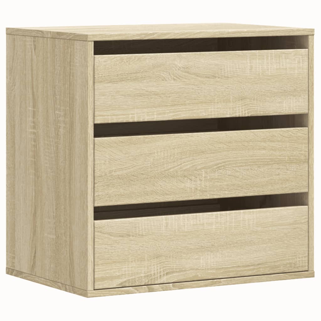 vidaXL Cajonera de esquina madera ingeniería roble Sonoma 60x41x58 cm