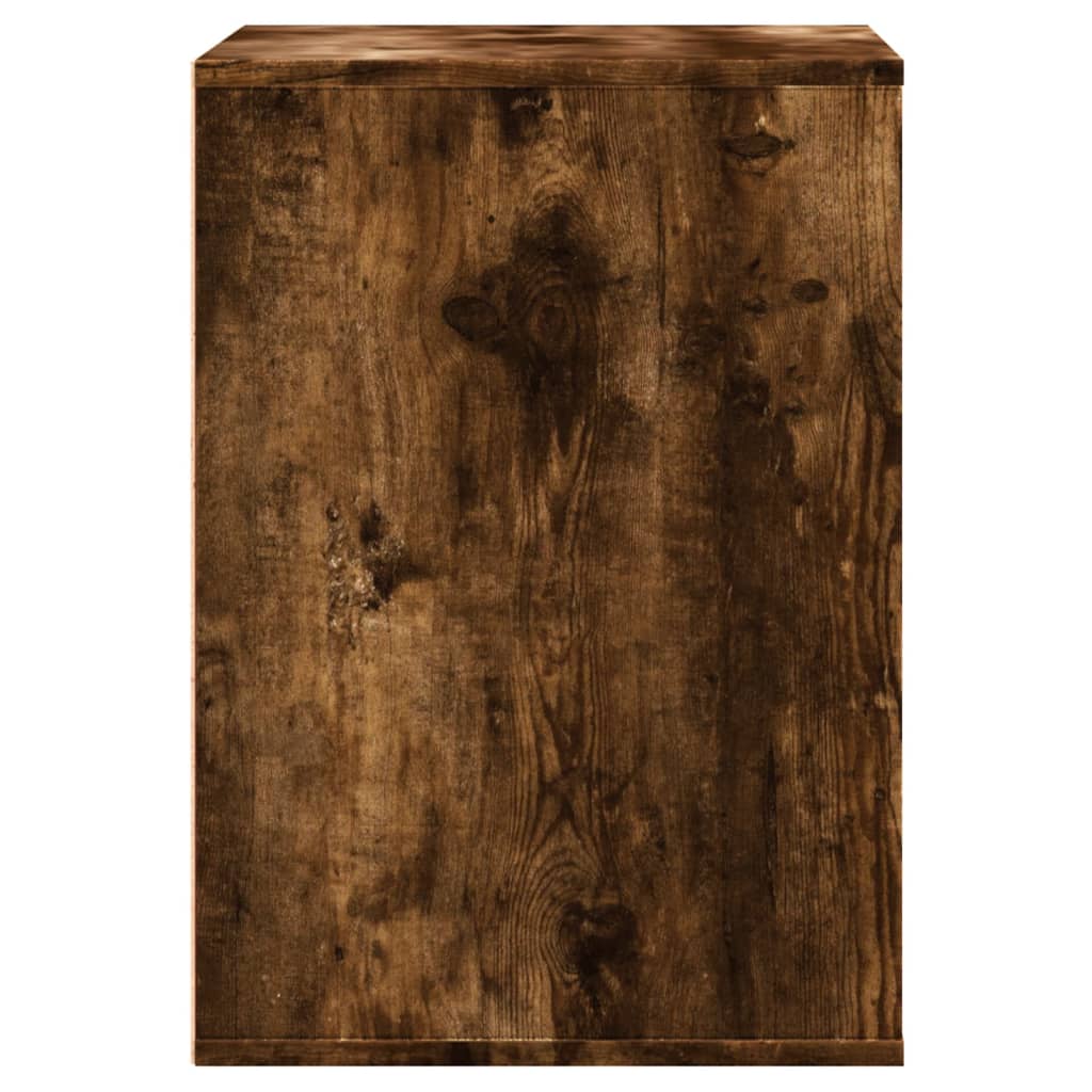 vidaXL Cajonera de esquina madera ingeniería roble ahumado 60x41x58 cm