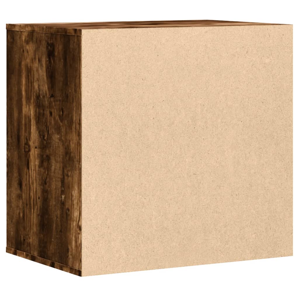 vidaXL Cajonera de esquina madera ingeniería roble ahumado 60x41x58 cm