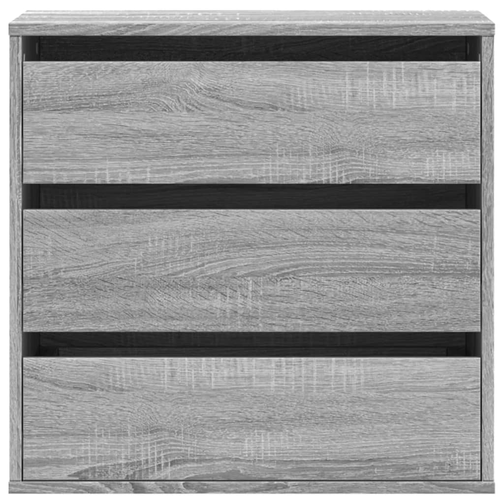 vidaXL Cajonera de esquina madera ingeniería gris Sonoma 60x41x58 cm