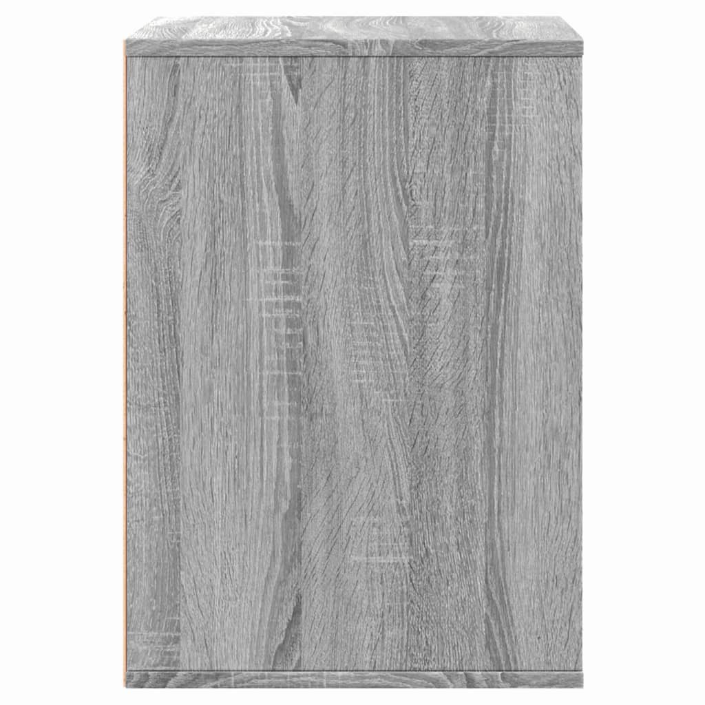 vidaXL Cajonera de esquina madera ingeniería gris Sonoma 60x41x58 cm