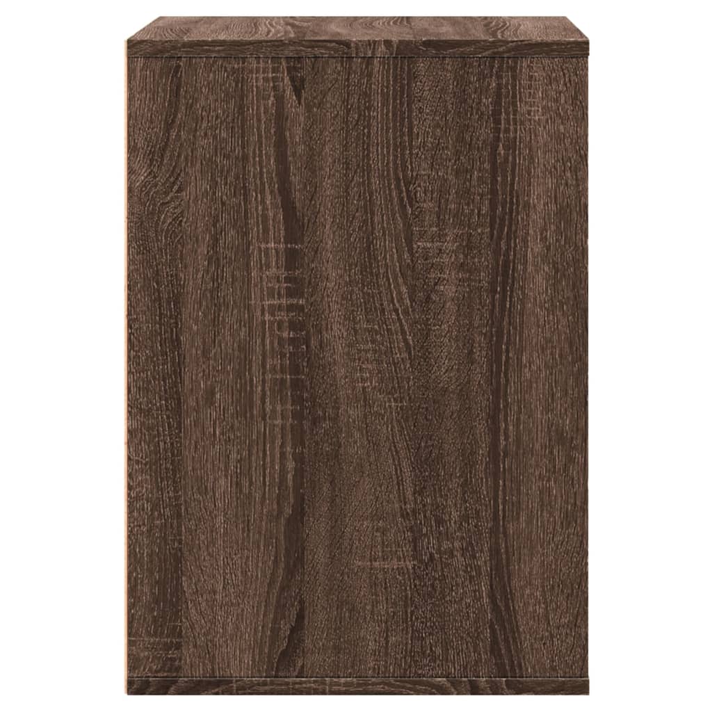 vidaXL Cajonera de esquina madera ingeniería marrón roble 60x41x58 cm