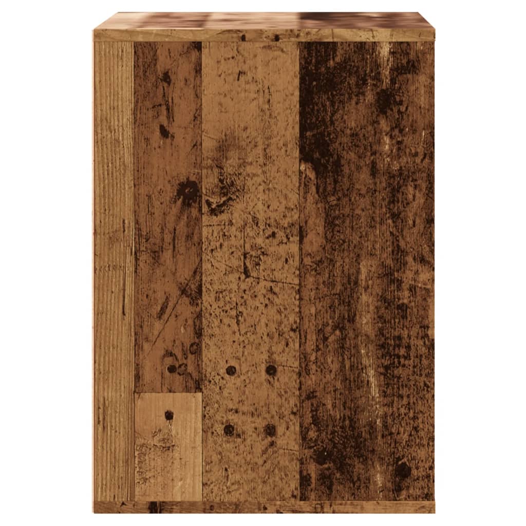 vidaXL Cajonera de esquina madera ingeniería roble viejo 60x41x58 cm