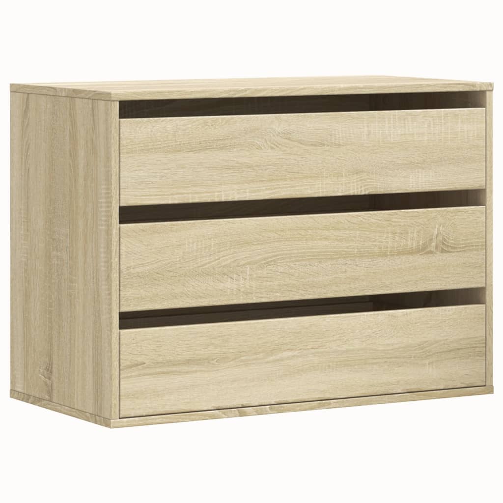 vidaXL Cajonera de esquina madera ingeniería roble Sonoma 80x41x58 cm