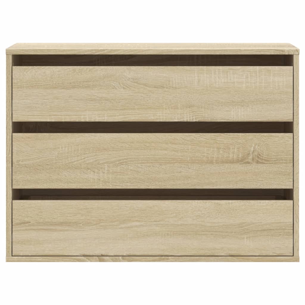 vidaXL Cajonera de esquina madera ingeniería roble Sonoma 80x41x58 cm