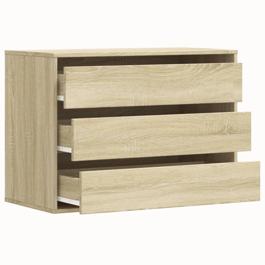 vidaXL Cajonera de esquina madera ingeniería roble Sonoma 80x41x58 cm