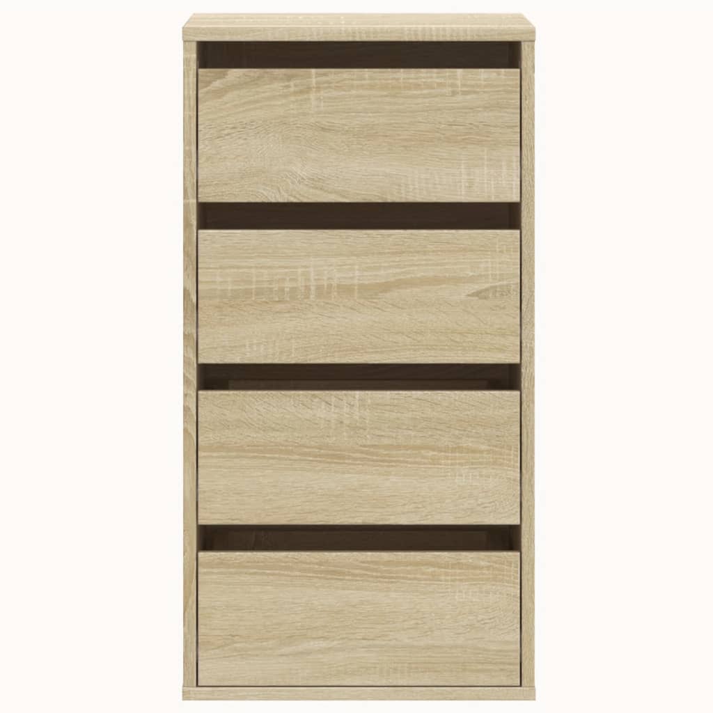 vidaXL Cajonera de esquina madera ingeniería roble Sonoma 40x41x76 cm