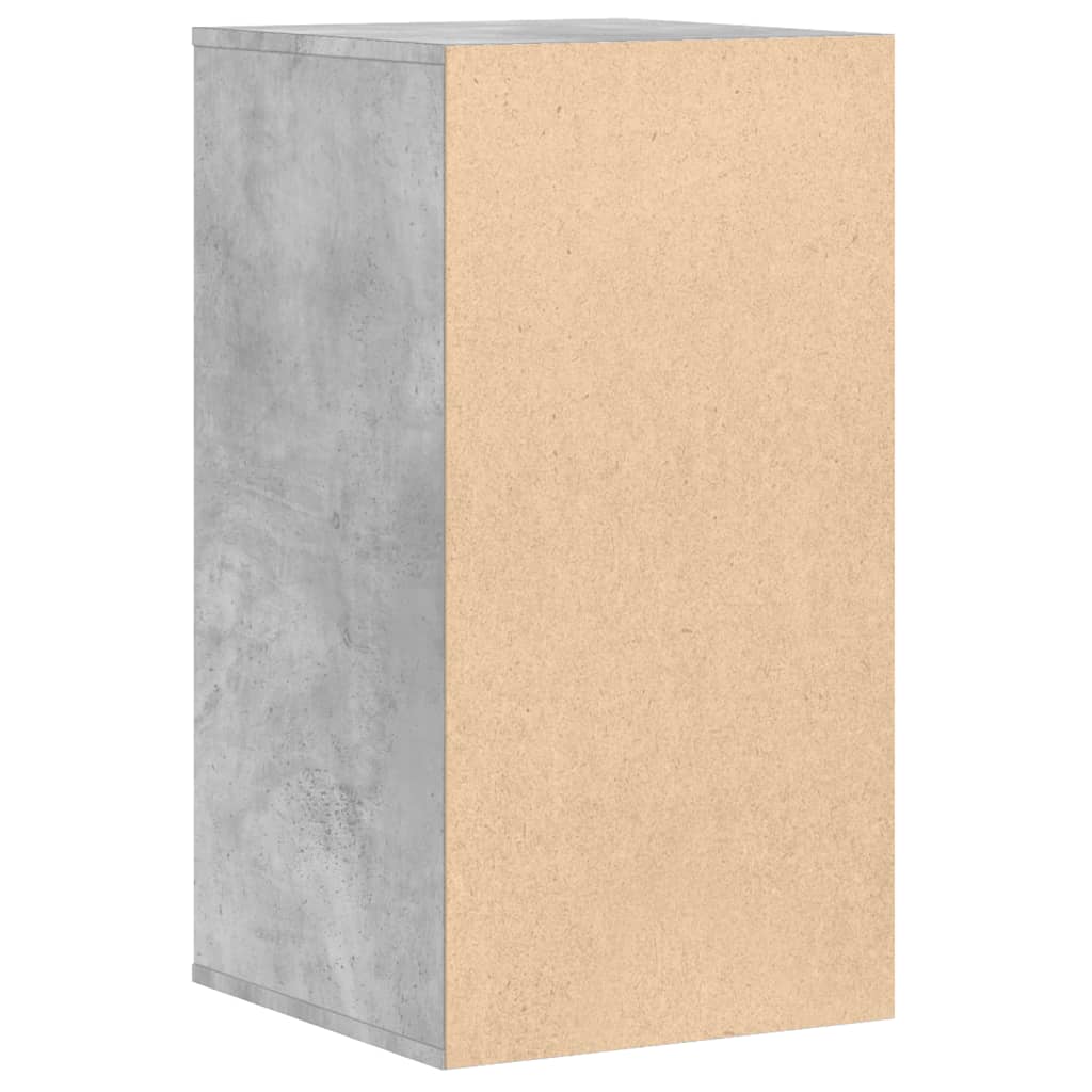 vidaXL Cajonera de esquina madera ingeniería gris hormigón 40x41x76 cm