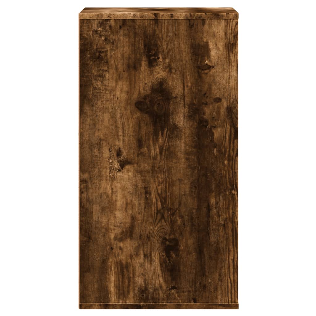 vidaXL Cajonera de esquina madera ingeniería roble ahumado 40x41x76 cm