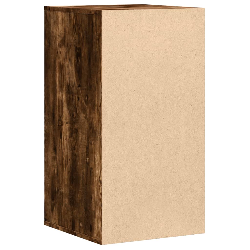 vidaXL Cajonera de esquina madera ingeniería roble ahumado 40x41x76 cm