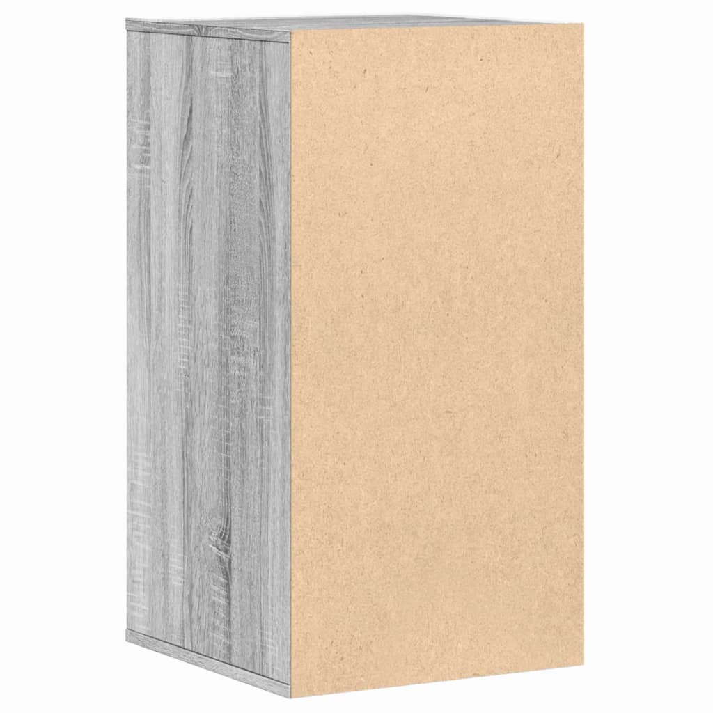 vidaXL Cajonera de esquina madera ingeniería gris Sonoma 40x41x76 cm