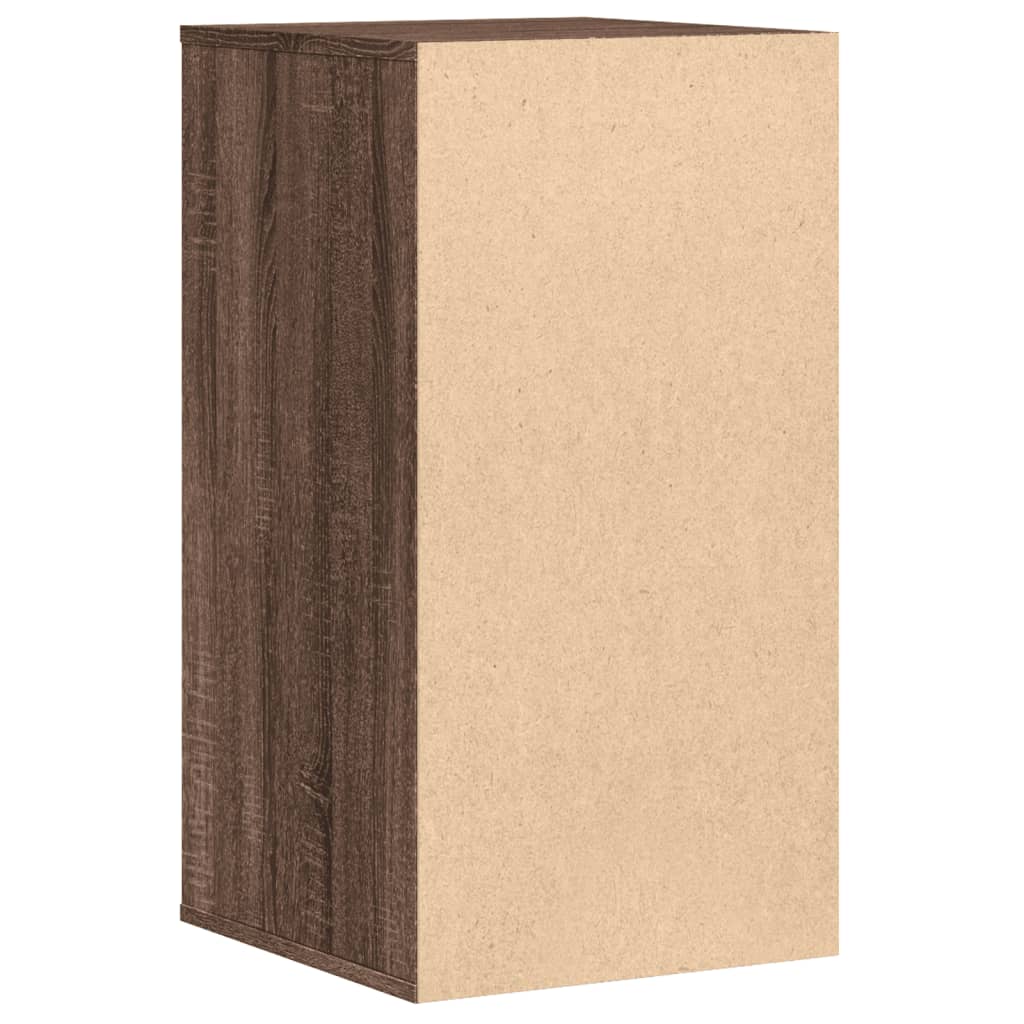 vidaXL Cajonera de esquina madera ingeniería marrón roble 40x41x76 cm