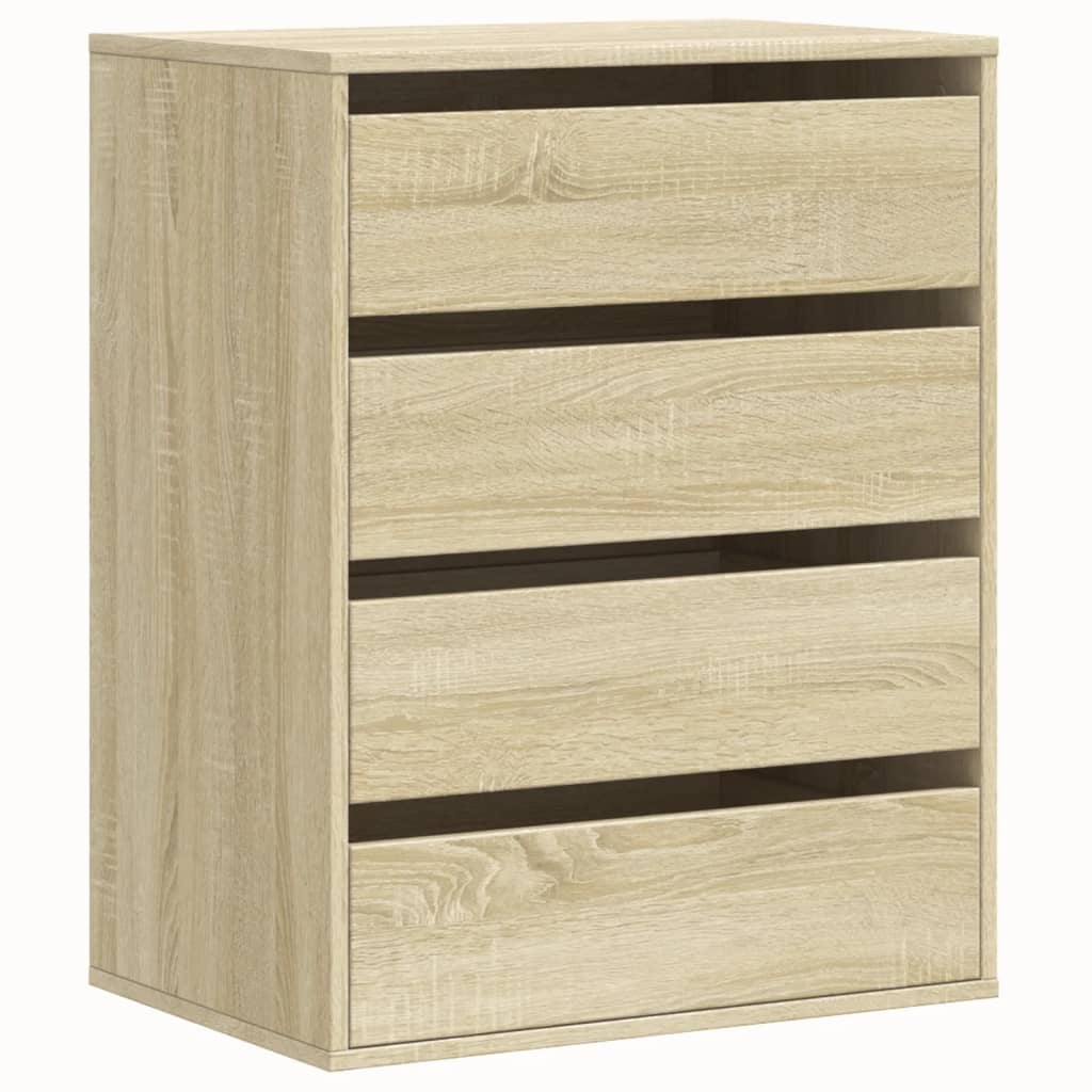 vidaXL Cajonera de esquina madera ingeniería roble Sonoma 60x41x76 cm