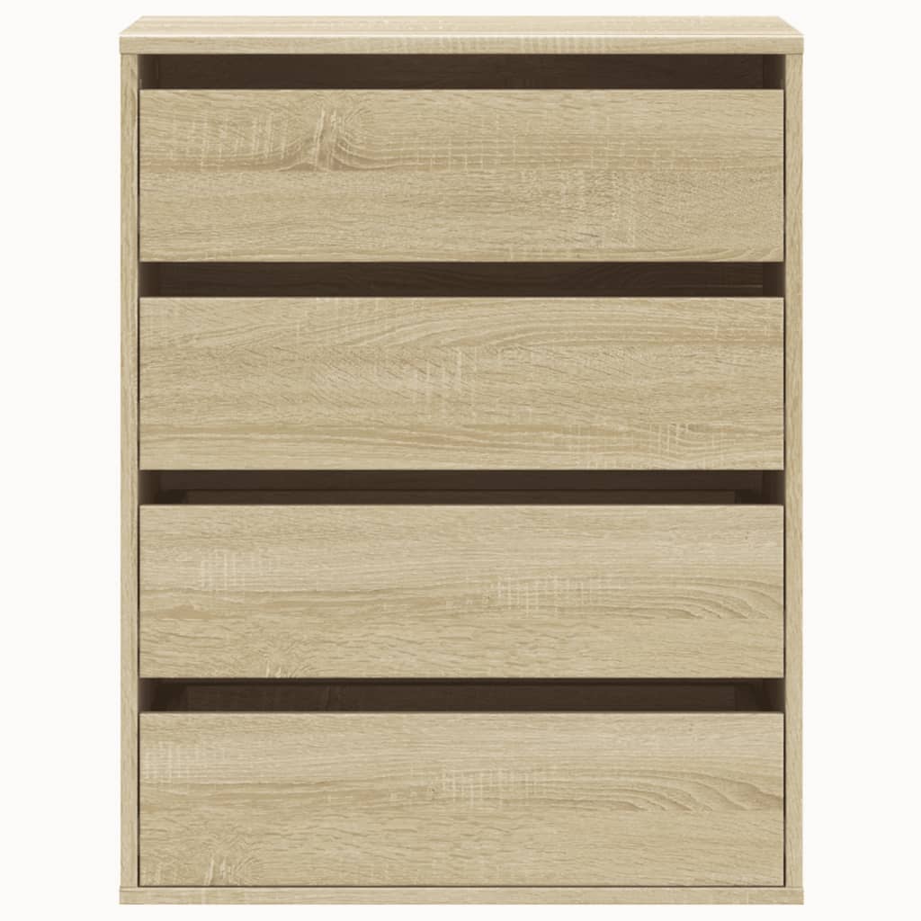 vidaXL Cajonera de esquina madera ingeniería roble Sonoma 60x41x76 cm