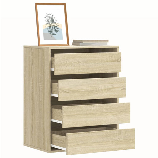 vidaXL Cajonera de esquina madera ingeniería roble Sonoma 60x41x76 cm