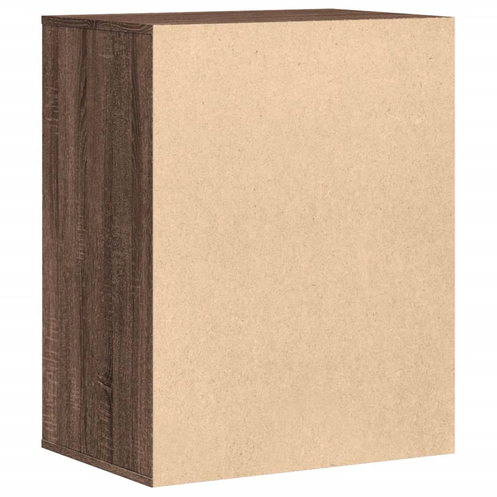 vidaXL Cajonera de esquina madera ingeniería marrón roble 60x41x76 cm