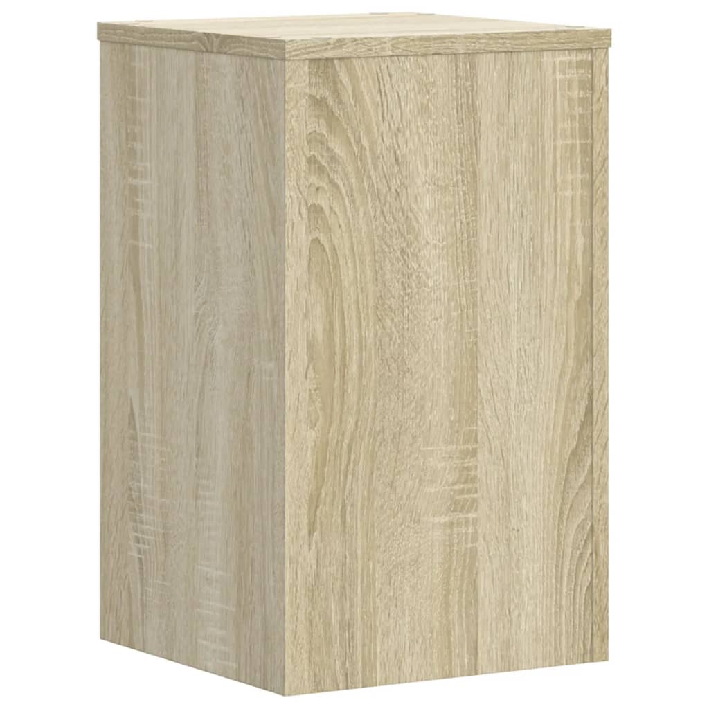 vidaXL Soportes de plantas 2 uds madera roble Sonoma 30x30x50 cm