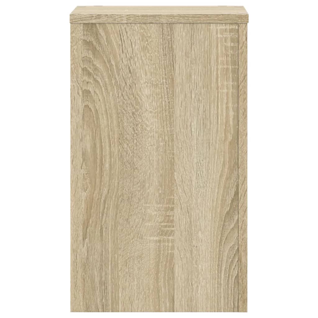 vidaXL Soportes de plantas 2 uds madera roble Sonoma 30x30x50 cm