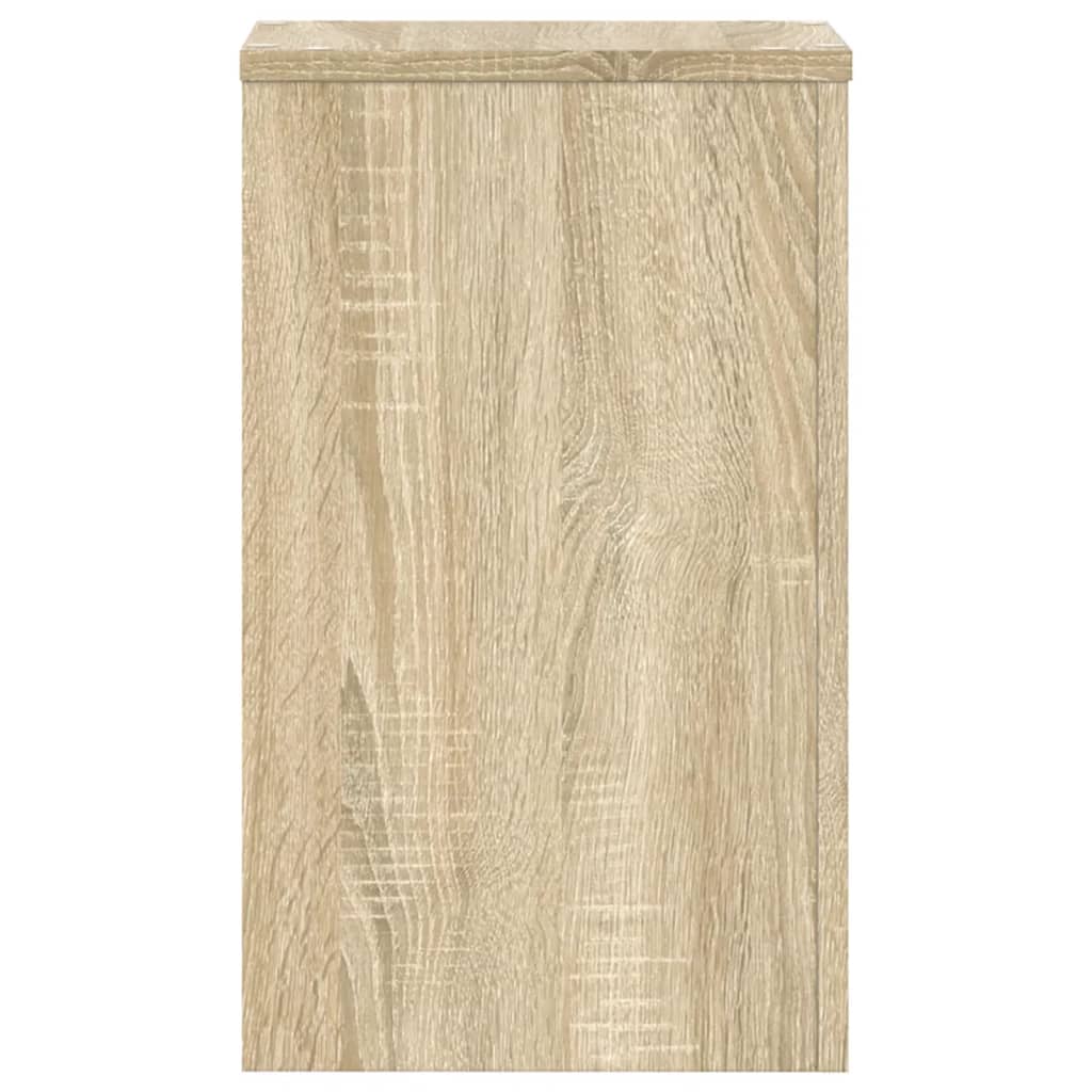 vidaXL Soportes de plantas 2 uds madera roble Sonoma 30x30x50 cm