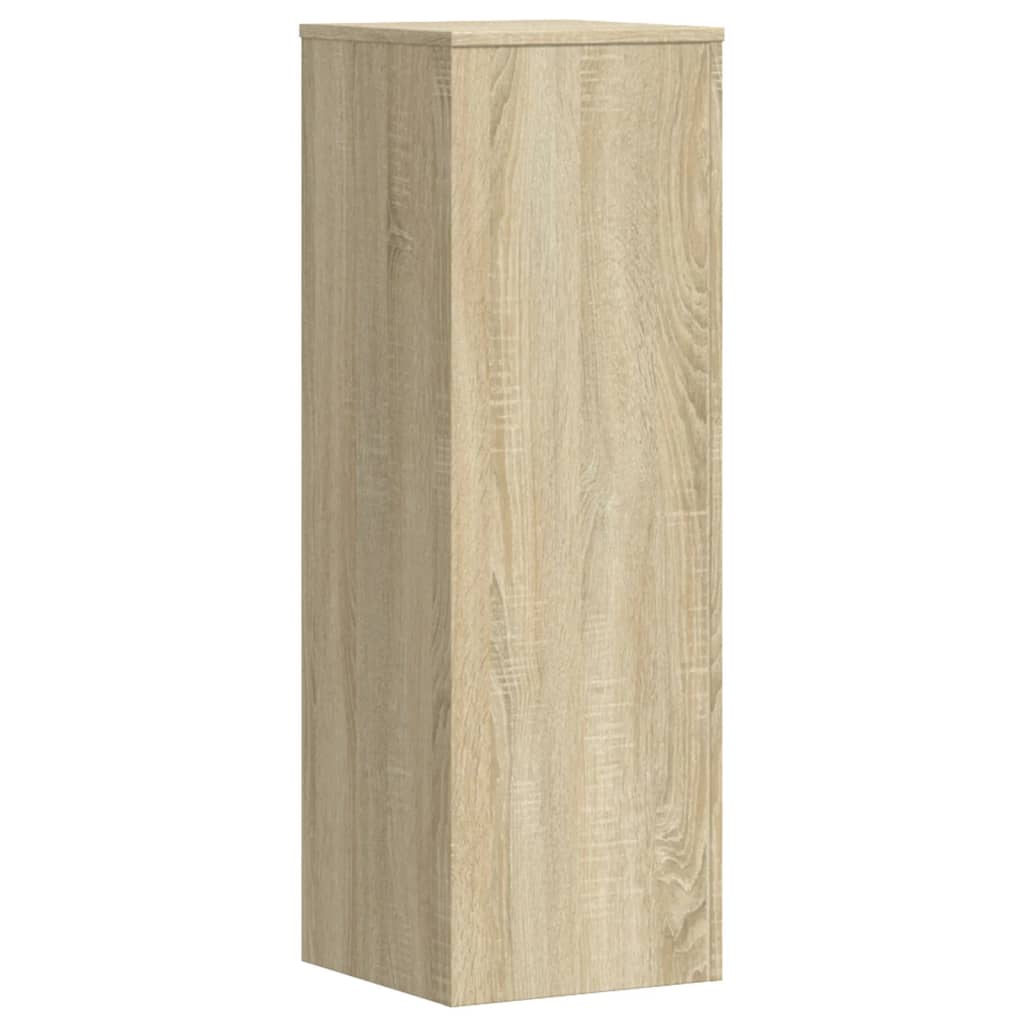 vidaXL Soportes de plantas madera ingeniería roble Sonoma 33x33x100 cm