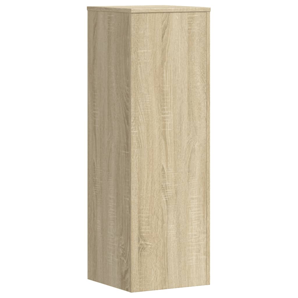 vidaXL Soportes de plantas madera ingeniería roble Sonoma 33x33x100 cm