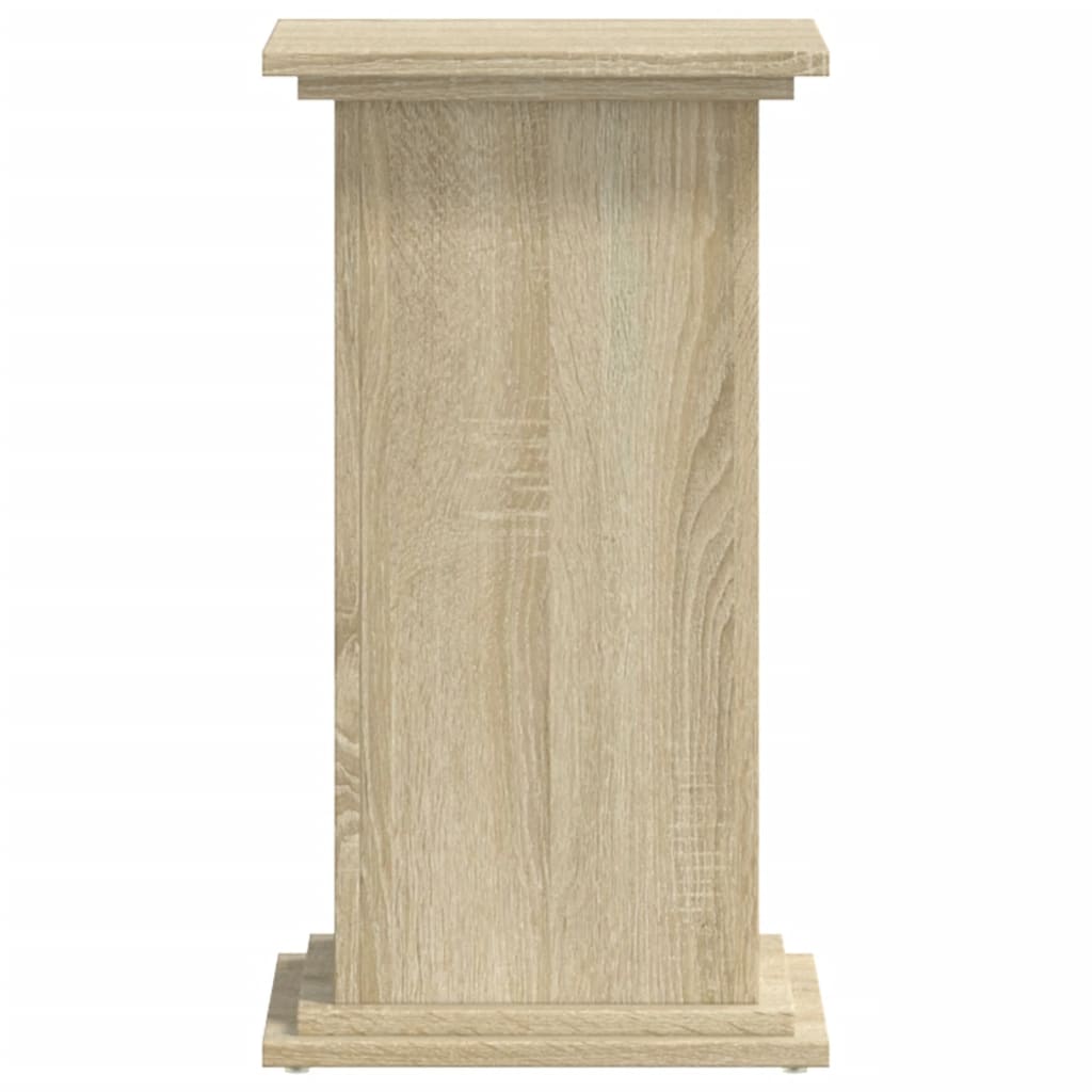 vidaXL Soportes de plantas madera ingeniería roble Sonoma 33x33x60 cm