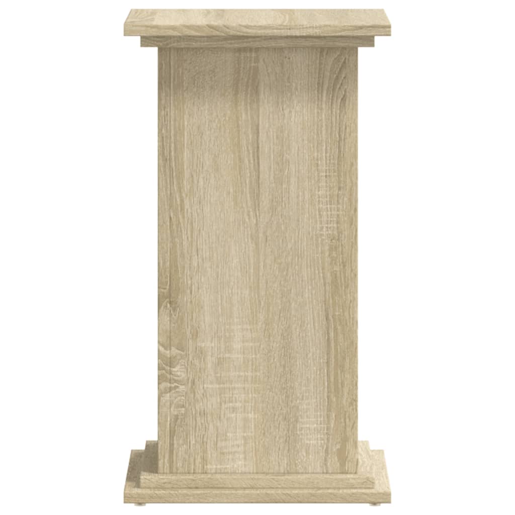 vidaXL Soportes de plantas madera ingeniería roble Sonoma 33x33x60 cm