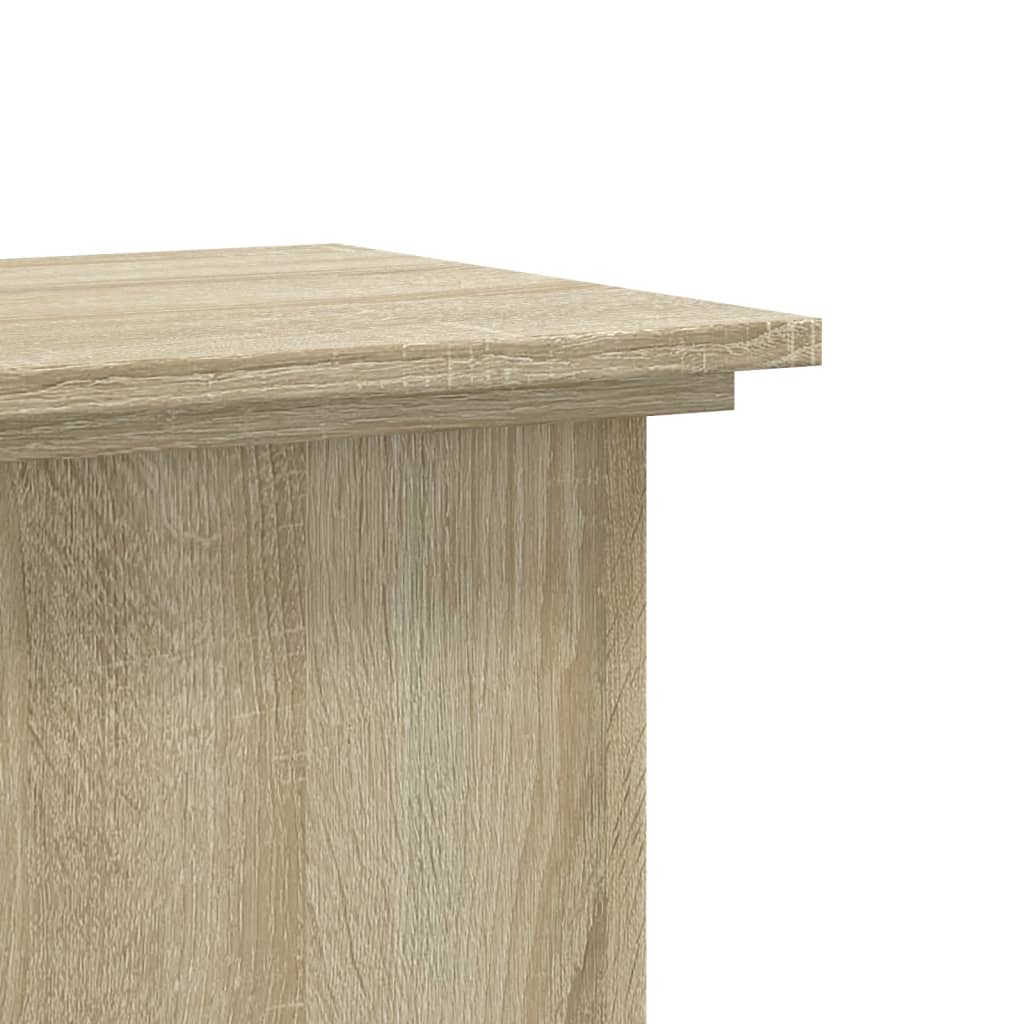 vidaXL Soportes de plantas madera ingeniería roble Sonoma 33x33x60 cm