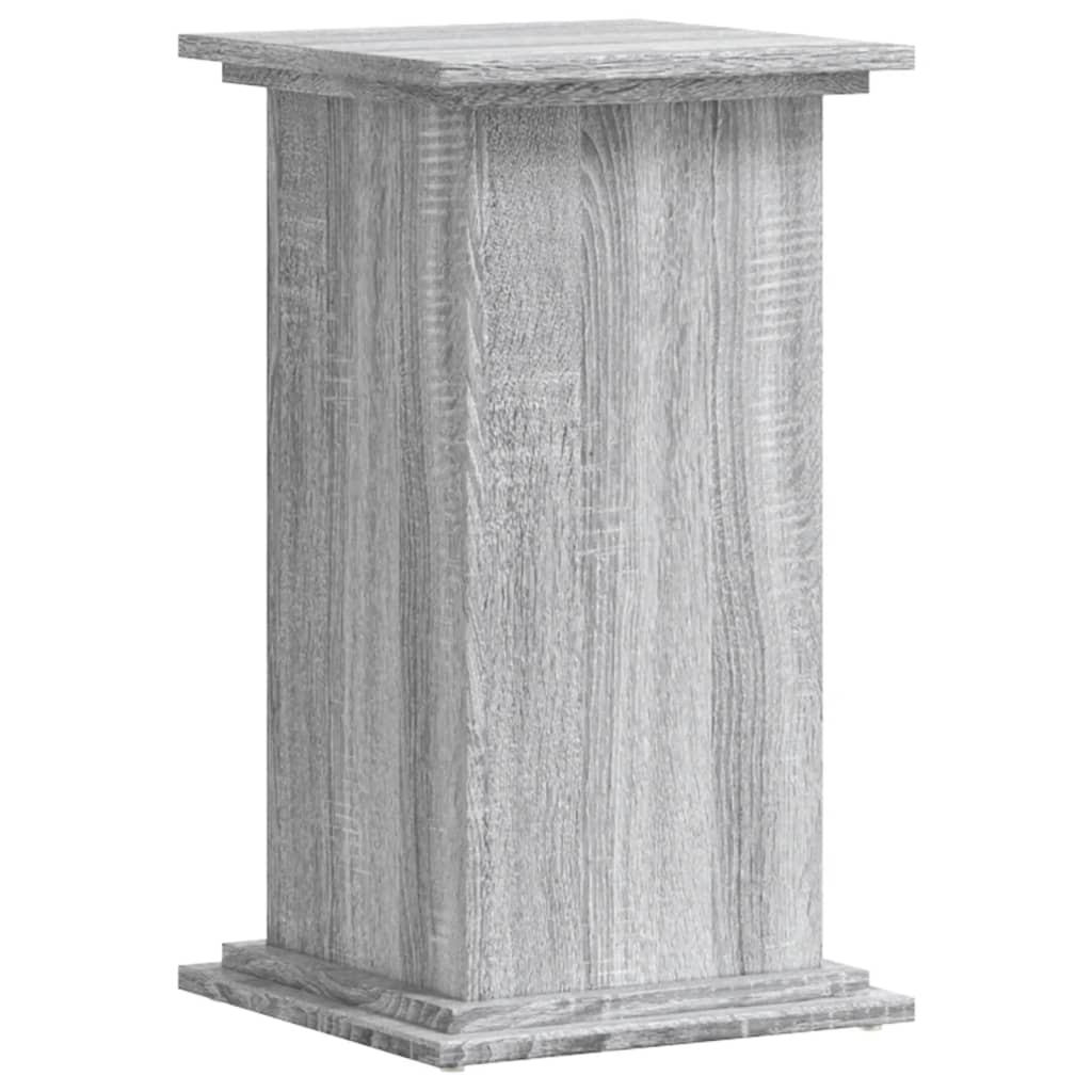 vidaXL Soporte para planta madera ingeniería gris Sonoma 33x33x60 cm