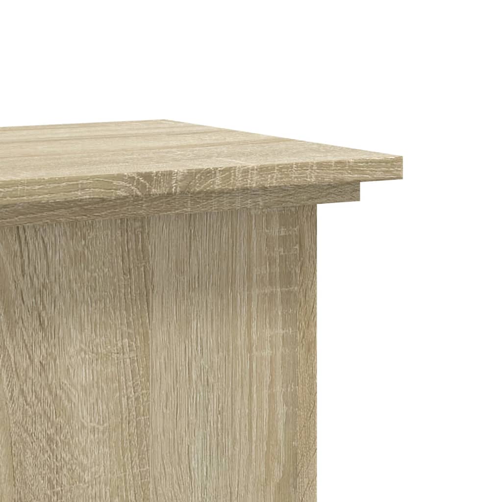 vidaXL Soportes de plantas madera ingeniería roble Sonoma 33x33x80 cm