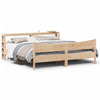 vidaXL Estructura de cama con cabecero madera maciza de pino 200x200cm