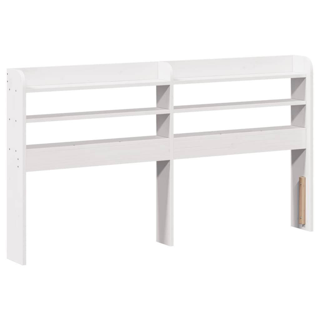 vidaXL Estructura de cama sin colchón madera maciza blanca 120x190 cm