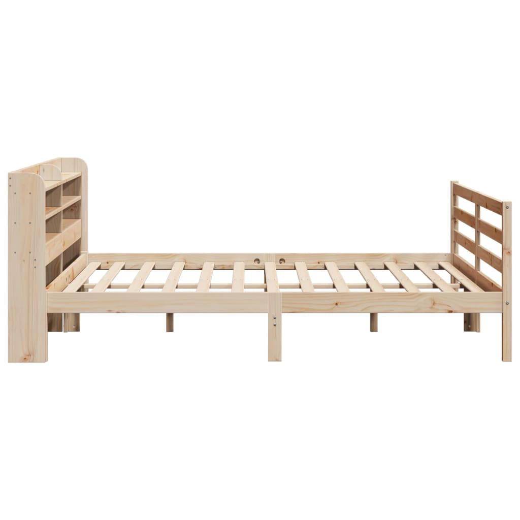 vidaXL Estructura de cama con cabecero madera maciza de pino 200x200cm