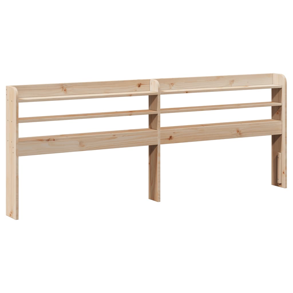 vidaXL Estructura de cama con cabecero madera maciza de pino 200x200cm