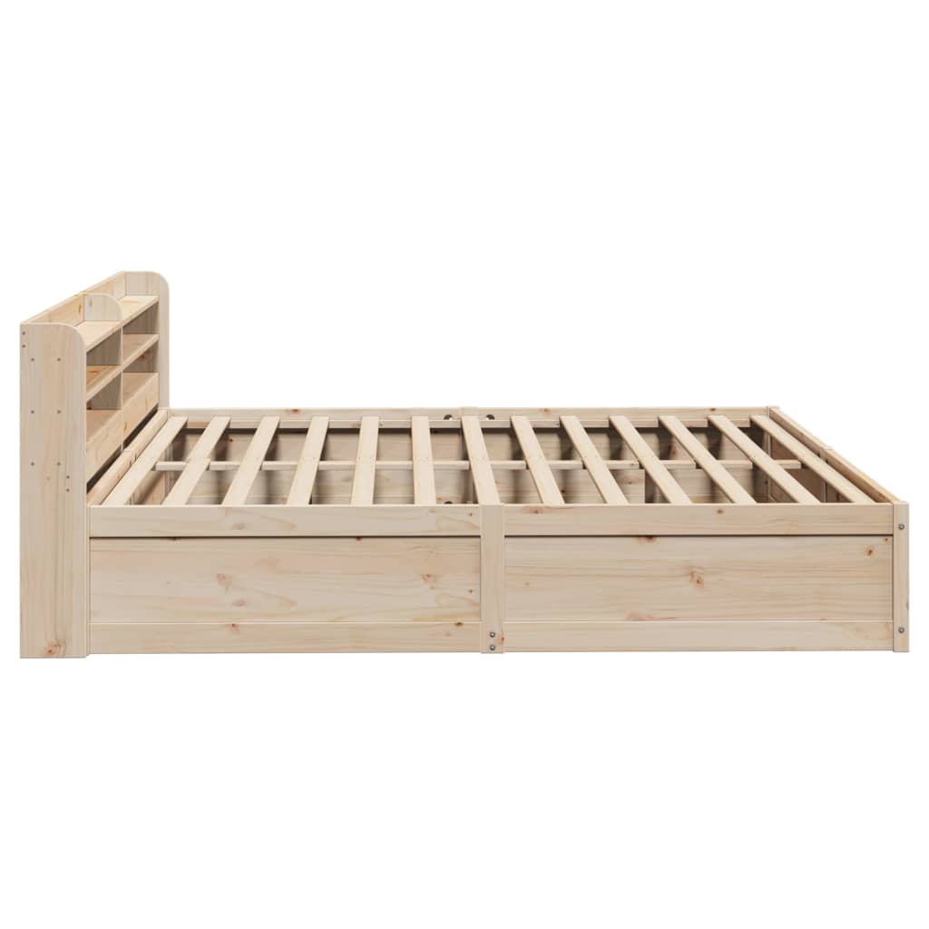 vidaXL Estructura de cama con cabecero madera maciza de pino 200x200cm