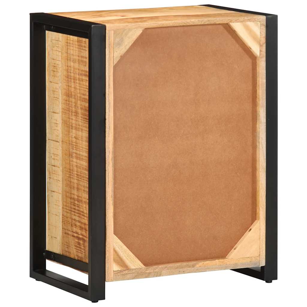 vidaXL Aparador de madera maciza de mango rugosa 55x35x70 cm