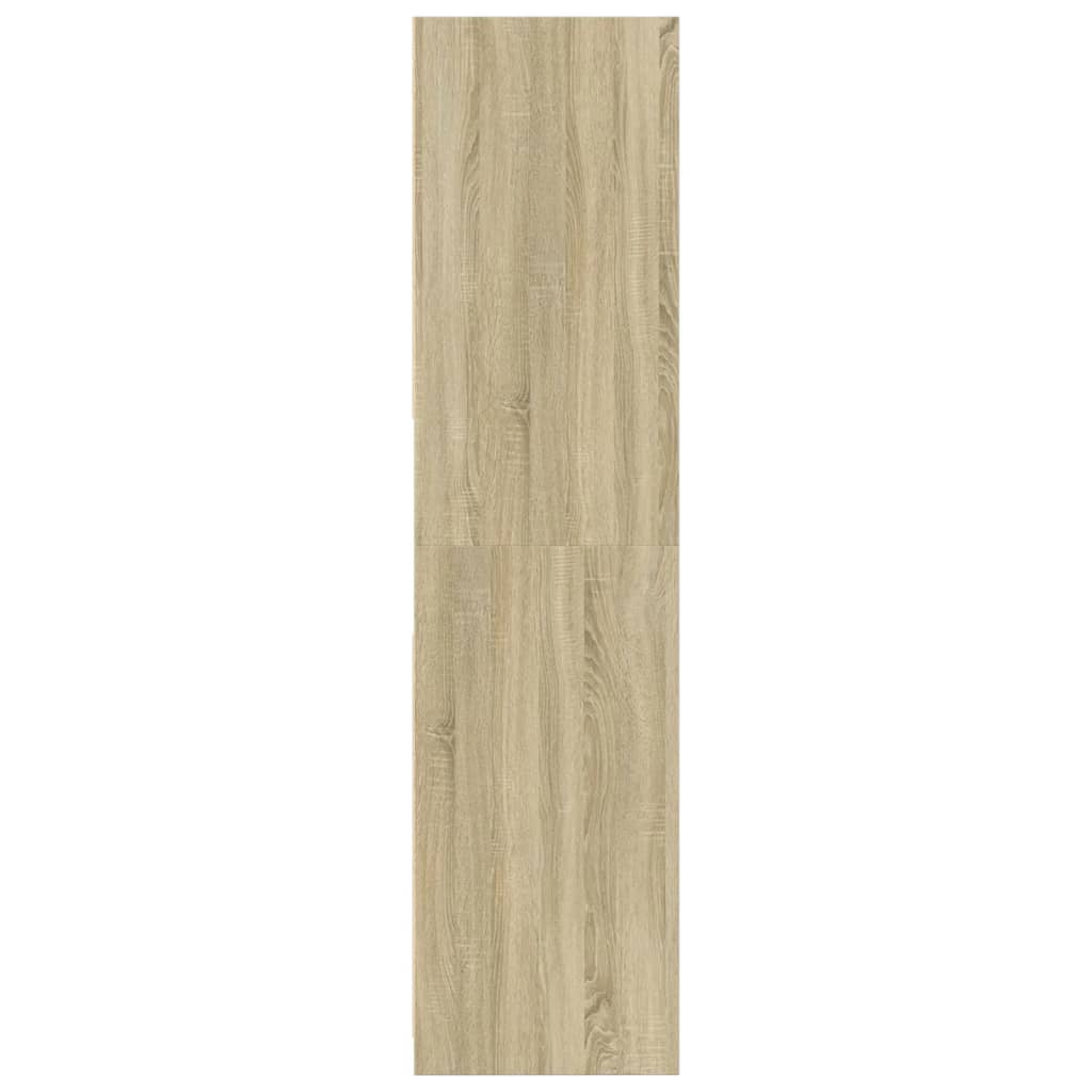 vidaXL Armario de madera de ingeniería roble Sonoma 80x50x200 cm