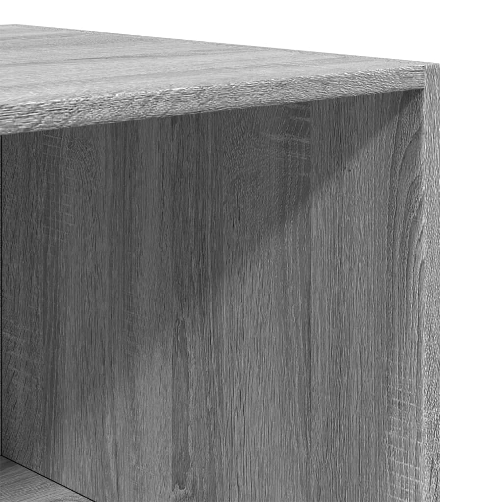 vidaXL Armario de madera de ingeniería gris Sonoma 50x50x200 cm