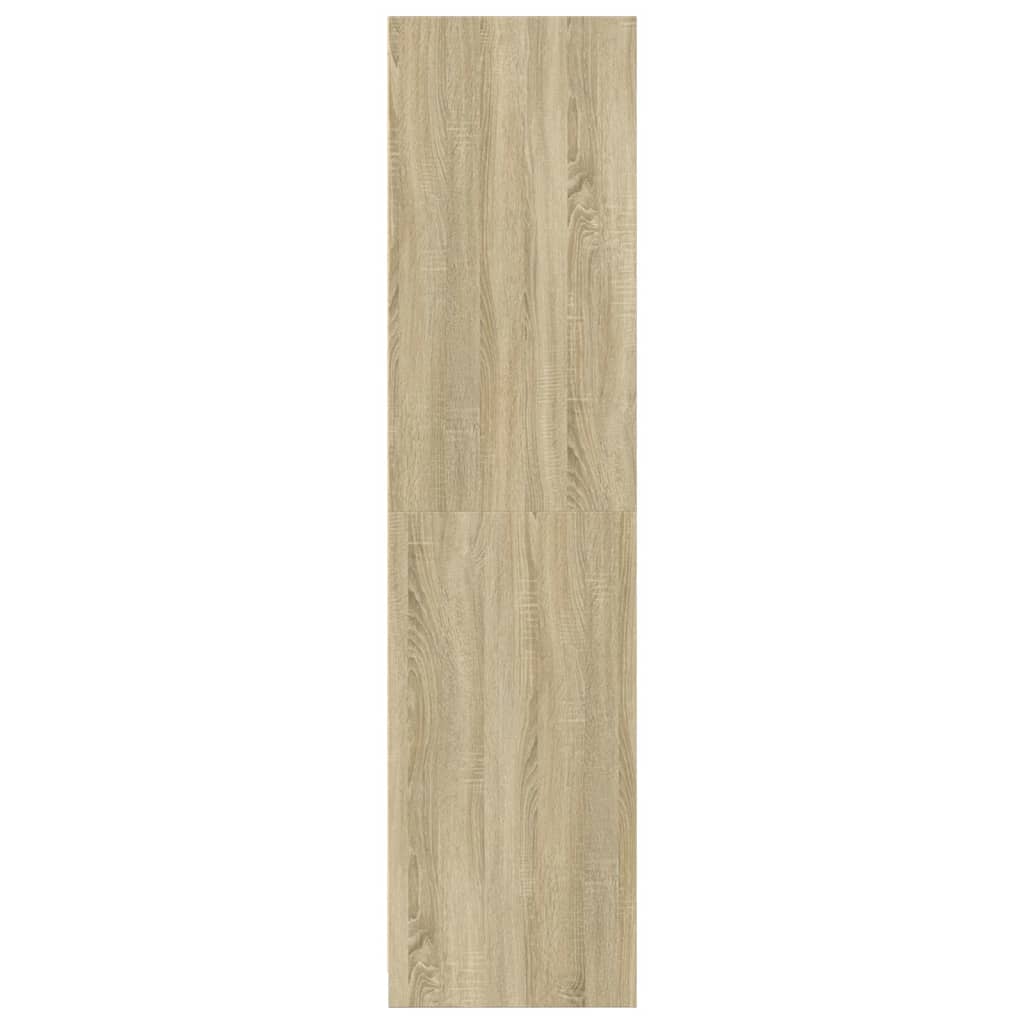 vidaXL Armario de madera de ingeniería roble Sonoma 80x50x200 cm