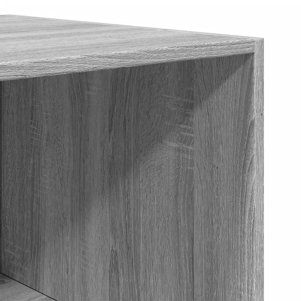 vidaXL Armario de madera contrachapada gris Sonoma 100x50x200 cm