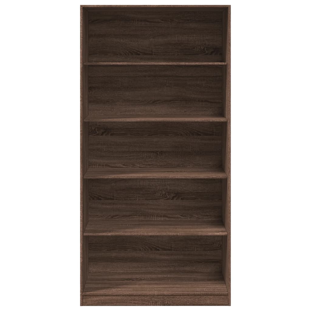 vidaXL Armario madera contrachapada color roble marrón 100x50x200 cm