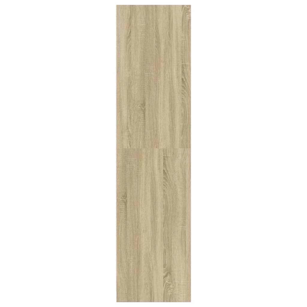 vidaXL Armario de madera de ingeniería roble Sonoma 80x50x200 cm