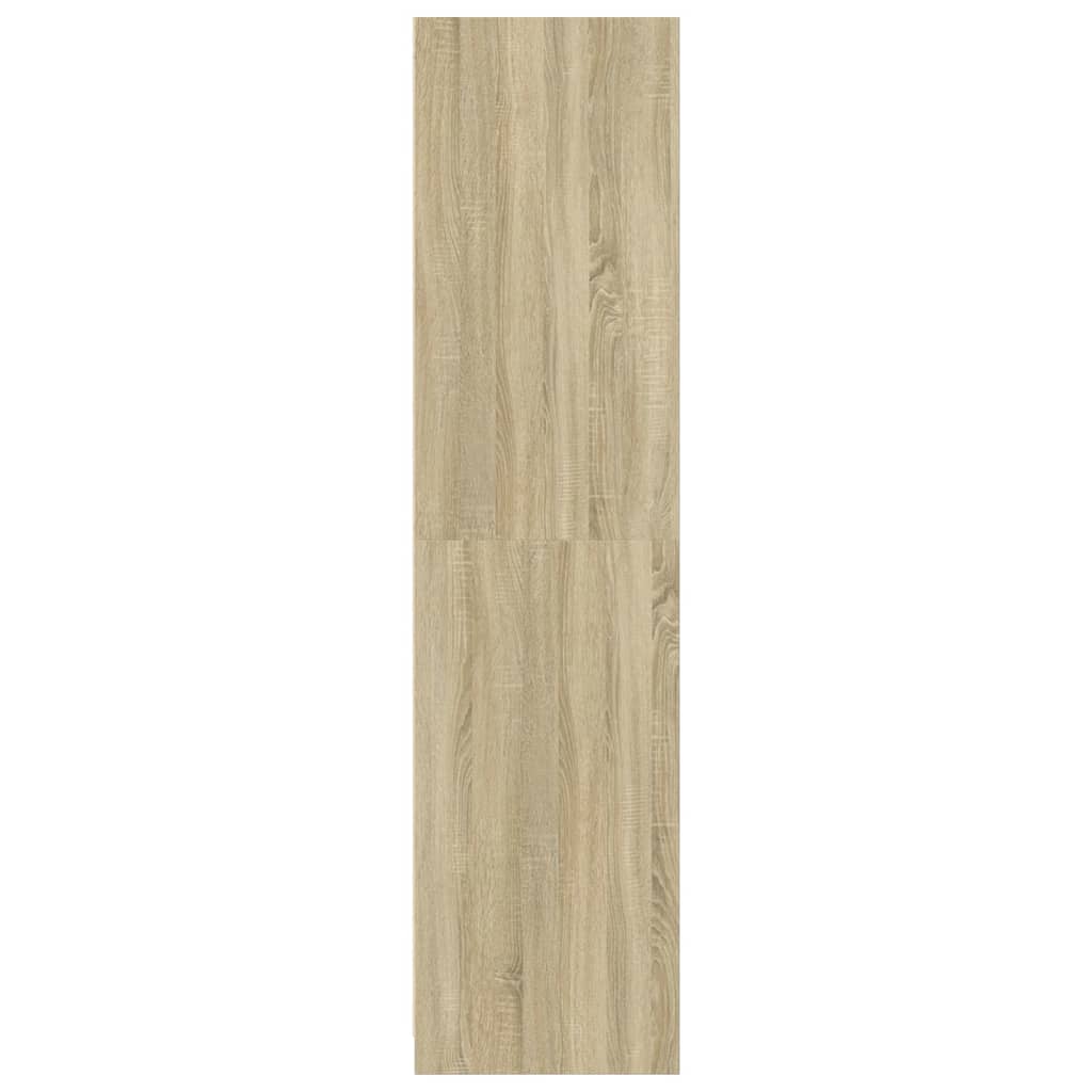 vidaXL Armario madera contrachapada color roble Sonoma 100x50x200 cm