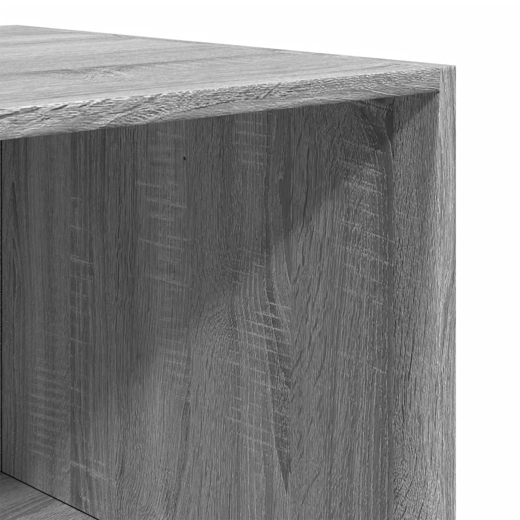 vidaXL Armario de madera contrachapada gris Sonoma 100x50x200 cm