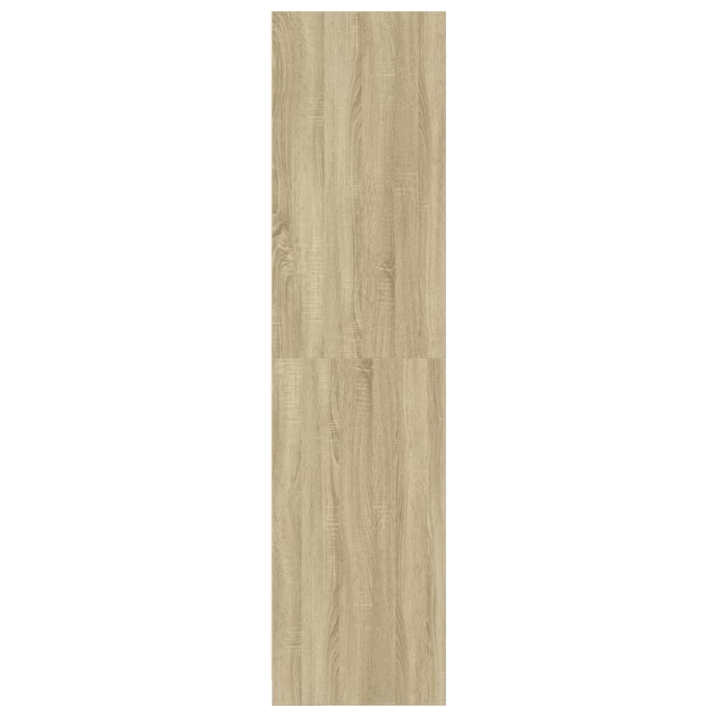 vidaXL Armario de madera de ingeniería roble Sonoma 80x50x200 cm