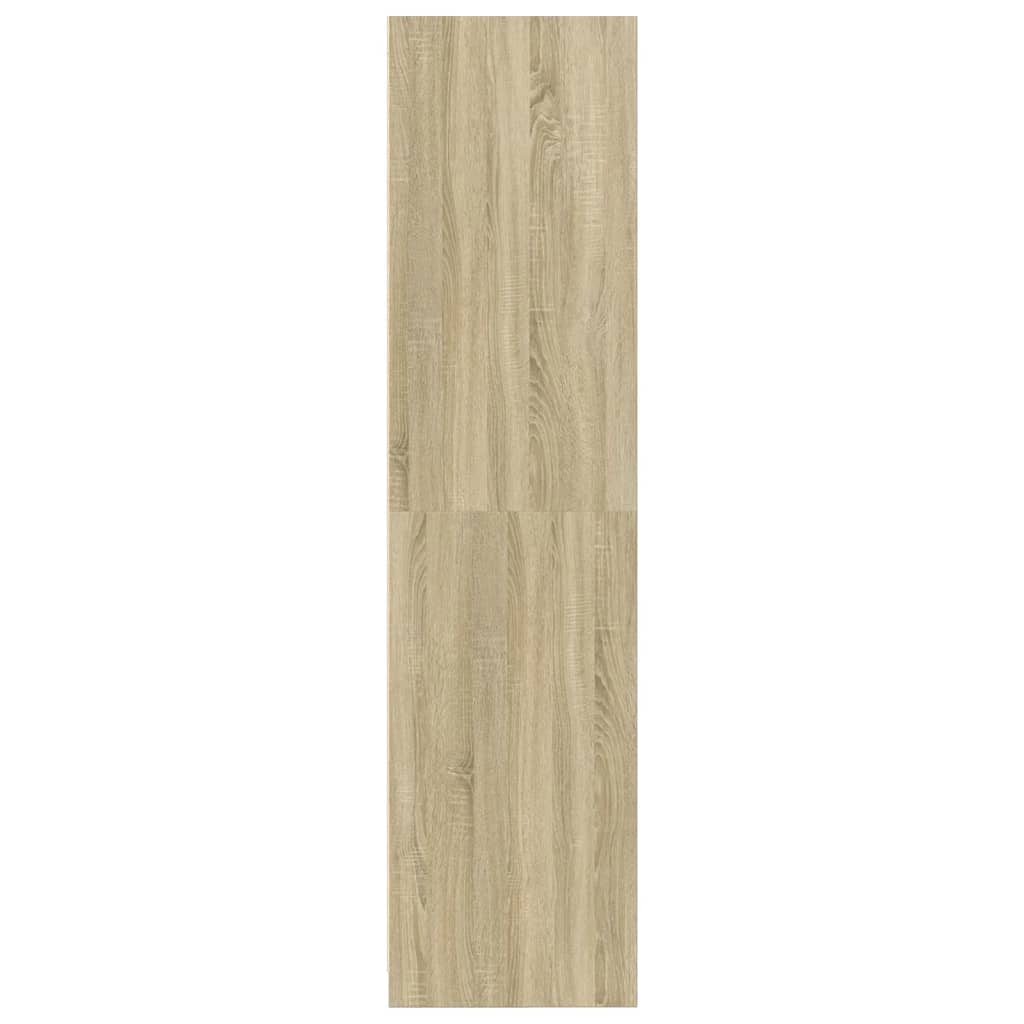 vidaXL Armario madera contrachapada color roble Sonoma 100x50x200 cm