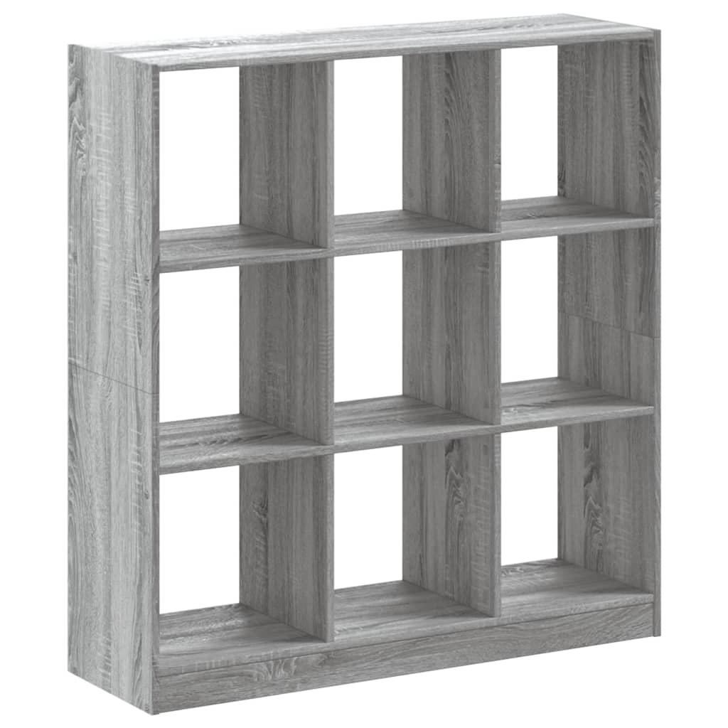 vidaXL Estantería madera de ingeniería gris Sonoma 102x32x108 cm